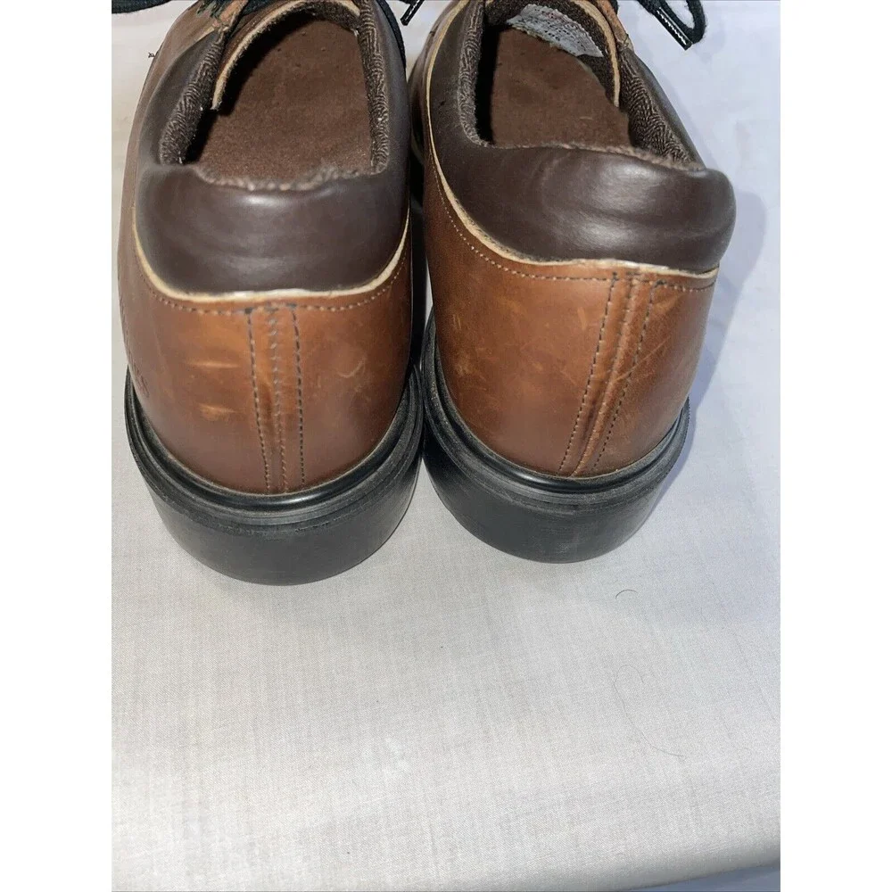 Redwing Men’s Work Shoes Size 11.5 B Brown Leather Oxfords Workwear Rugged